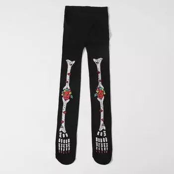 Нижнее белье Хэллоуин вечеринка колготки сексуальный соблазн страсть колготки униформа one size fits all чёрный