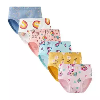 Нижнее белье из дышащего хлопка для европейских и американских девочек — маленькие/средние размеры 120