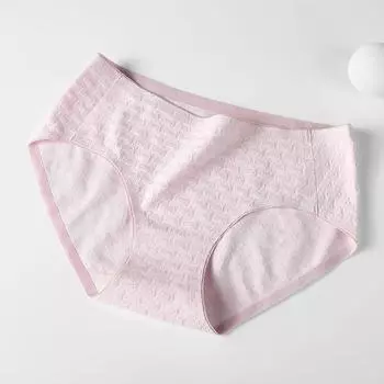 Нижнее белье из модального хлопка, приятные для кожи трусики для девочек, антибактериальные трусы по бокам для женщин M светло-фиолетовый