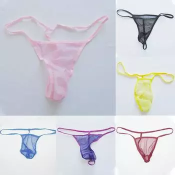 Нижнее белье из сетки Mesh Fiber Mini Cut Прозрачный Мягкий