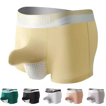 Нижнее белье из шелка слонового носа JJ, мужские шорты с плоскими углами L