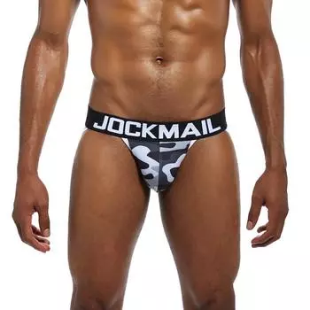 Нижнее белье JOCKMAIL с низкой посадкой, модные мужские стринги, повседневные, для отдыха, спорта, биники, шорты с Т-образным вырезом, домашние шорты, трусы-стринги M