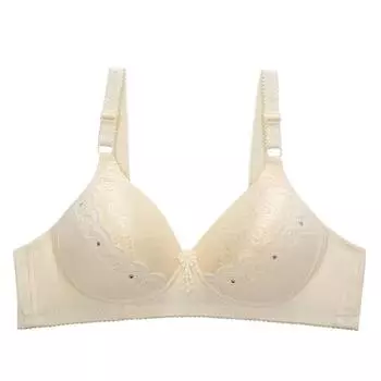 Нижнее белье Юго-Восточная Азия Большой размер Тонкий без стального обода Удобная регулировка Большая грудь Маленький боковой сбор Бюстгальтеры 36/80BC pass cup