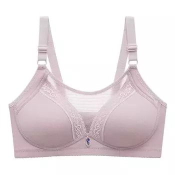 Нижнее белье летнее, топ-труба, анти-легкий, сборка без стального кольца, бюстгальтер, регулирующийся, анти-провисающий, удобный, женский, полная чашечка 34/75B cup чёрный