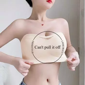 Нижнее белье, летний женский тонкий нескользящий небольшой бюстгальтер, бесшовный невидимый бюстгальтер с защитой от света 75B белый