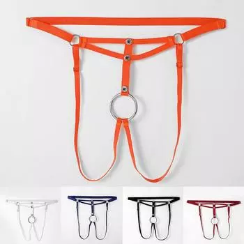 Нижнее белье, мужские трусы, мужские брюки с уплотнительным кольцом, сексуальные однотонные брюки