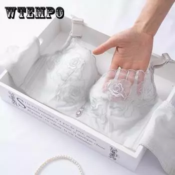 Нижнее белье на косточках, сексуальное собранное топ-труба, ультратонкое нижнее белье больших размеров, женский бюстгальтер с защитой от провисания 90C