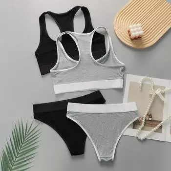 Нижнее белье Однотонное Удобное бесшовное спортивного стиля Женский бюстгальтер Жилет Женский дышащий топ без бретелек S