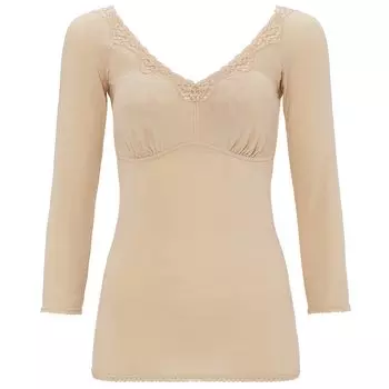 нижнее белье с чашкой 5140 рукав топ 00NZ размер L [Triumph] Soft-touch 3/4 (бежевый)