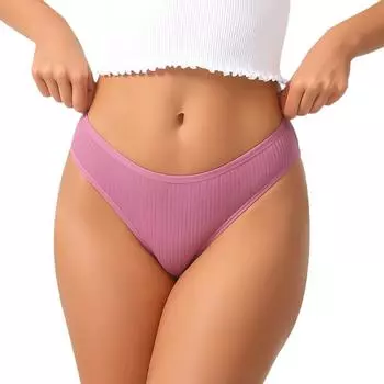 Нижнее белье с низкой талией, сексуальное, с подтяжкой попы, женское, из хлопка, полностью из хлопка, женское нижнее белье S