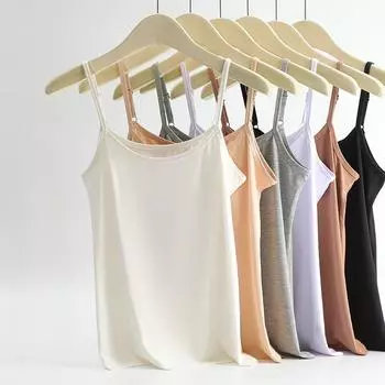 Нижнее белье с подкладкой, однотонный женский жилет с регулируемым ремешком, спортивный, удобный и дышащий, универсальный, большой M