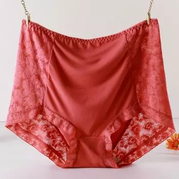 Нижнее белье с высокой талией и треугольными чашками больших размеров с магнитной вставкой Vitality Crotch, удобные эластичные трусики L