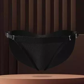 Нижнее белье с заниженной талией и подкладкой для ягодиц, сетчатые трусы для коррекции фигуры, ягодицы более деформированные M