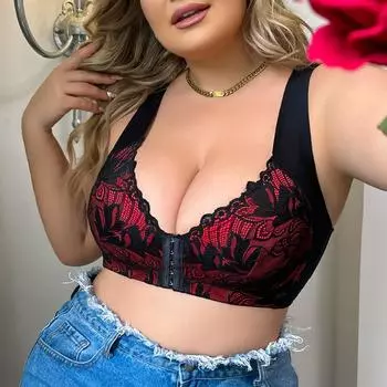 Нижнее белье сексуальное красивое сборка сзади регулировка буква плечевой ремень бюстгальтер снаружи M
