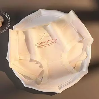 Нижнее белье со средней посадкой, женские антибактериальные хлопковые спортивные шорты Pure Desire, сексуальные дышащие треугольные шорты XL чёрный