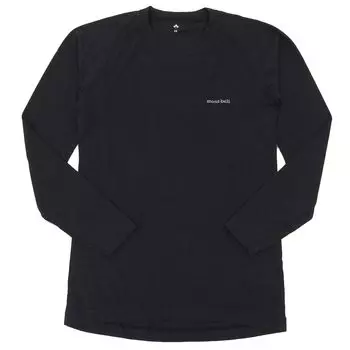 Нижнее белье Внутренняя рубашка Geoline с круглым вырезом 1107732 [Montbell] Мужская длина до пола. (черный (BK) /л)