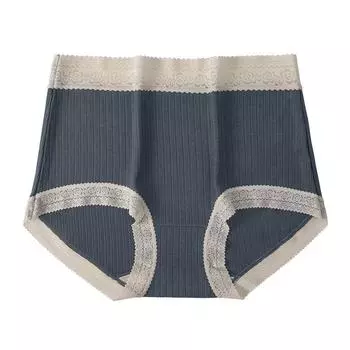 Нижнее белье в японском стиле, эластичное удобное нижнее белье, женские дышащие антибактериальные женские треугольные брюки со средней и высокой талией M