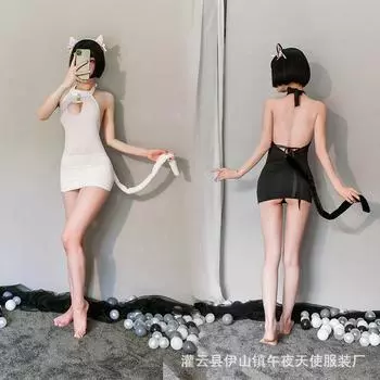 Нижнее белье Wild Bells Pussy Uniform Sexy Bunny Seduction Косплей Сексуальная женская ночная кошка 1370 one size fits all