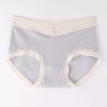 Нижнее белье, женские дышащие антибактериальные трусы 5a, трусы со средней талией для девочек M
