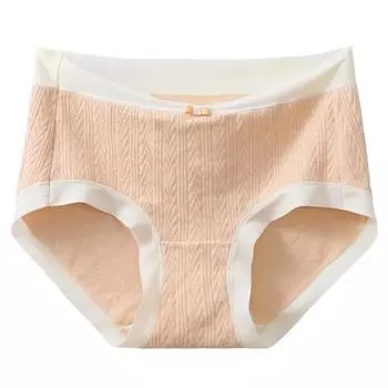 Нижнее белье Женские хлопковые трусики со средней талией, бесшовные трусики 5А M