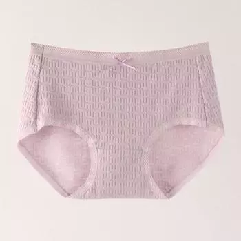 Нижнее белье женские однотонные хлопковые 5А антибактериальные дышащие бесшовные трусы One Size