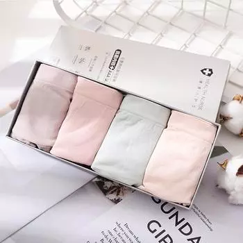 Нижнее белье Женские трусики Треугольники Антибактериальное нижнее белье Женское бесшовное белье Дышащие трусики с промежностью L