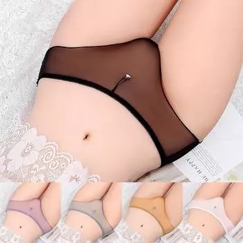 Нижнее белье Женские трусы Дышащие трусики с низкой талией M
