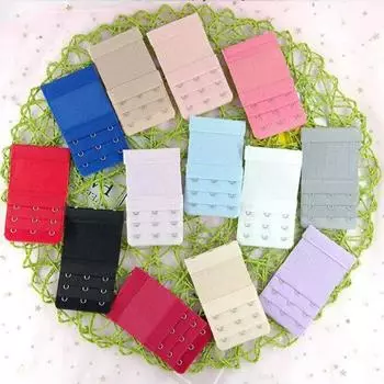 Нижнее белье женское 3 крючка 3 ряда регулируемый удлинитель бюстгальтера ремень бюстгальтера удлинитель крючок пряжка бюстгальтера 1шт 1PC белый