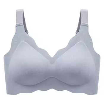 Нижнее белье женское, бесшовное, нагрудное, с жилетом, бюстгальтер большого размера, спортивное, противоударное, провисающее 75C