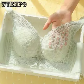 Нижнее белье женское мягкое стальное кольцо тонкий дизайн сборка и регулировка тип анти провисающий бюстгальтер большой размер бюстгальтер 36/80B чёрный