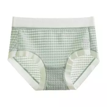 Нижнее белье, женское нижнее белье из ледяного шелка, антибактериальное, кружевное, бесшовное, дышащее, для маленьких девочек, большой размер, треугольные шорты, голова M