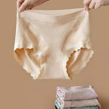 Нижнее белье женское, высокая эластичность, большой размер, утягивающий треугольник, с антибактериальной промежностью M