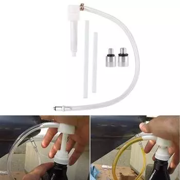 Нижний блок шестеренчатого масляного насоса с 3/8 дюйма для стандартных бутылок объемом 1 кварта для подвесных моторов Mariner, адаптеры 8 мм и 10 мм, аксессуары для мотоциклов, универсальные 8cc suction pump