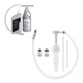 Нижний блок шестеренчатого масляного насоса с адаптерами 3/8 дюйма 8 мм 10 мм для стандартных бутылок объемом 1 кварта для подвесных моторов Mariner