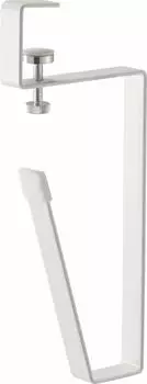 Нижний держатель для стакана в шкафу для ванной комнаты Yamazaki Jitsugyo, белый, приблизительный размер. Подставка для хранения стаканов Tower Floating W1.8XD8XH19cm 5002