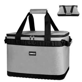 нижний холодильник большой можно носить как сумочку или на плече обед хранение холодный отлично подходит для спорта вишневый цвет [усиленная версия] коробка, емкость,