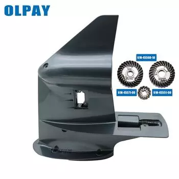 Нижний корпус 61N-45311-02-4D и комплект шестерен 61N-45560, 61N-45570, 61N-45551 для подвесного мотора YAMAHA, 2-тактная коробка передач, 25 л.с., 30 л.с. China серебряный