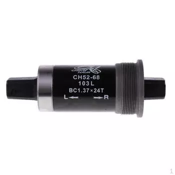 Нижний кронштейн для велосипеда с винтами, велосипедный уплотнительный подшипник 103-122 мм - черный, 103 мм