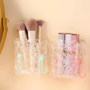 Нижний слив, держатель для зубных щеток, полупрозрачная полка для хранения душа, корзина для ванной комнаты blue hook