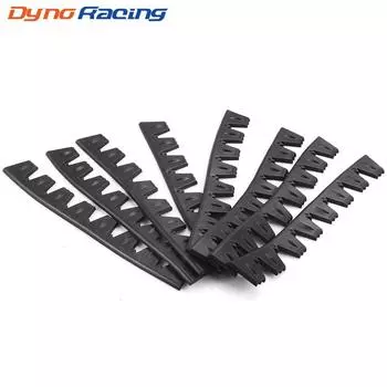 Нижняя часть переднего бампера автомобиля, противоцарапающая накладка, защитная пластина, защита бампера от столкновений для опущенного автомобиля