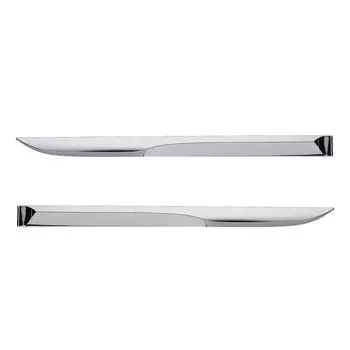 Нижняя хромированная накладка на заднюю дверь, устойчивая к царапинам, наружная нижняя отделка задней двери для Sonata 2011 Left: 877214R000, 877214R000CR