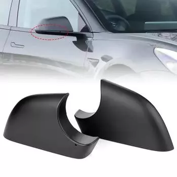 Нижняя крышка держателя зеркала заднего вида, замена крыла боковой двери для Tesla Model 3 2017-2022, черный 2287.3005 2287.3006