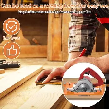 Нижняя направляющая для дисковой пилы 11,027,87/11,0211,81 дюйма, бакелитовая направляющая пластина, основание пилы, аксессуары для столярного верстака