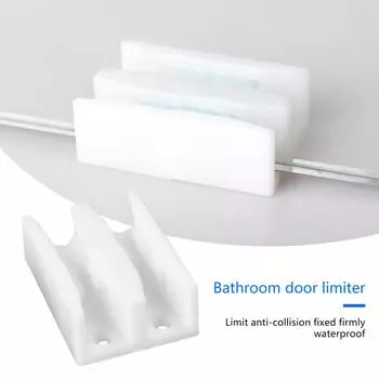 Нижняя направляющая раздвижной душевой двери Пластиковая направляющая для душевой двери Нижняя часть раздвижного стекла Запасные части Простая установка