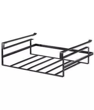 Нижняя полка для хранения шкафов Yamazaki Jitsugyo L, черная x D26 x Tower 7112 (Ямадзаки) приблизительно. Ш30,5 В9,5 см чёрный