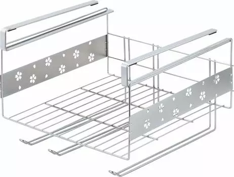 Нижняя полка подвесного шкафа, цветущая вишня 1306130 серебряный