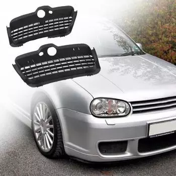 Нижняя решетка, 2 шт., бампер с защитой от царапин, черная термостойкая боковая замена 1H6853665A 1H6853666A для гольфа
