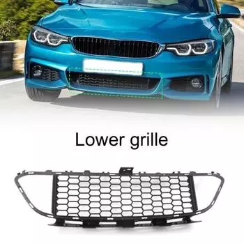 Нижняя решетка бампера, износостойкая, прочная замена чёрный