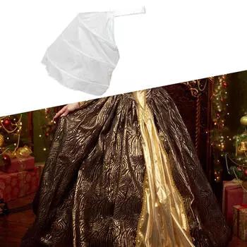 Нижняя юбка с турнюром сзади, эластичная талия, ягодицы, бедра, панье для свадебного платья чёрный