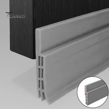 Нижняя уплотнительная лента двери Пробка Самоклеящаяся Противоскользящая Звукоизоляция Влагоизоляция Предотвращает блокировку насекомых Солнечный свет Пыленепроницаемая Защита Звукоизоляция белый